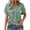 A-Army Green, variant on 100% Cotton Blouses for Women Dressy Casual Button Down Short Sleeve Collared Shirts Solid Color Summer Tops With Pockets,Size S-2XL