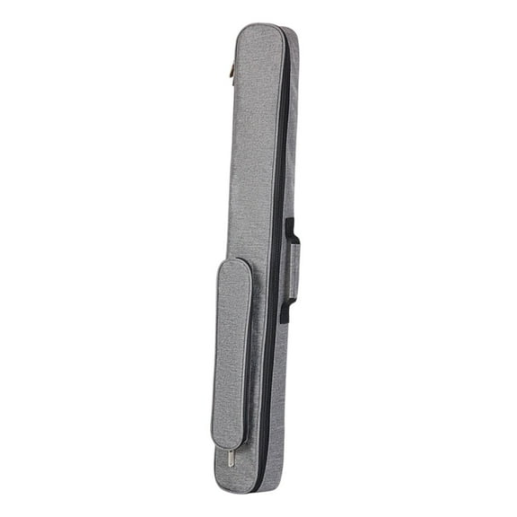 hengtong 2x2 Pool Billiard Cue Holder Portable 4 Slot with Handle Storage Pouch Organizer gray