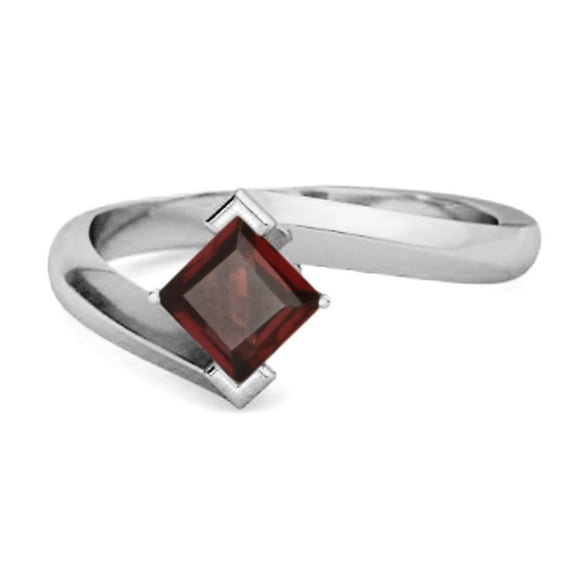 Embrace Ring 925 Sterling Silver 0.50 Ctw Garnet Women's Valentines Day Gifts Ring