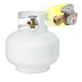 thumbnail image 4 of Flame King 11 lb Squatty Steel Refillable Propane Cylinder with OPD Valve & Built in Gauge, 4 of 8