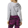 thumbnail image 2 of Juniors' Women's NASA Cropped Pullover Graphic Hoodie (Grey, Medium, M, 7-9), 2 of 3