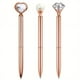 thumbnail image 4 of Stylish 8-Piece Rose Gold Ballpoint Pen Set with Quicksand Glitter and Artificial Diamondoid - Perfect Gift for Girls!, 4 of 5