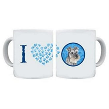 Treasure Machine - Carolines Treasures SC9119BU-CM15 15 oz. Schnauzer Dishwasher Safe Microwavable Ceramic Coffee Mug