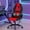 Red, variant on XF XINFENG Gaming Ergonomic Office Chair, 250lbs Capacity PU Leather Computer Chair with Lumbar Massage, Height Adjustable 360° Swivel Racing Chair, White