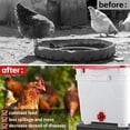 thumbnail image 5 of Bebedero para pollos de 12 piezas, alimentador automático de gallinas con tetina de agua, suministros para aves de corral, dispensador de agua de pato de montaje lateral horizontal para bebedero de, 5 of 5