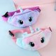 thumbnail image 4 of Riñonera para niños, bonitos juguetes de peluche de unicornio, cinturón de color degradado, bolso de pecho, monedero de dibujos animados, bolso de viaje, riñonera para niñas, 4 of 5