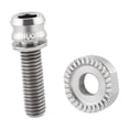 thumbnail image 2 of Perno de cambio delantero de bicicleta, tornillo fijo de cambio de bicicleta profesional con junta para bicicleta de carretera, accesorios de ciclismo Plata, 2 of 8