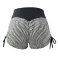 thumbnail image 5 of Gibobby Leggings cortos deportivos mujer para yoga Pantalones cortos de yoga de talle para mujer Deportes Ruched Butt Lifting Workout Running Hot Legg(Gris,XG), 5 of 5