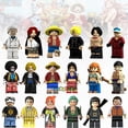 thumbnail image 2 of One Piece Minifigures Luffy Anime Building Blocks Toys, 2 of 4