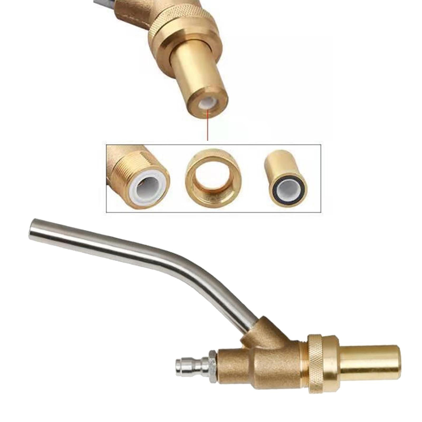 Details about   For High Pressure-Washer 1/4 Inch 21CM Sand Blasting Hose Pipe Joint Connector 
