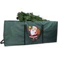 thumbnail image 4 of HUGFEGWE Christmas Tree Storage Bag Fits up to 4 Ft. Tall Disassembled Tree, Santa Claus Print Heavy Duty Storage Container Durable Reinforced Carry Handles Waterproof Material Protects U2536-24115, 4 of 5