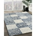 thumbnail image 3 of Ahgly Company Machine Washable Indoor Rectangle Contemporary Dark White Beige Area Rugs, 3' x 5', 3 of 7