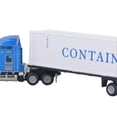 thumbnail image 3 of Container Truck Toy Model Pull Back Exquisite Vivid Alloy Toy Truck for Kids Home Outdoor, 3 of 4