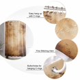 thumbnail image 5 of 72x78 Inch Shower Curtain Brown Forest Bathroom Decor Waterproof Fabric Bathtub Bath Curtains Decorative Tree Vintage Farmhouse Extra Long Shower Curtain Set with Hooks, 5 of 6