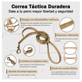 thumbnail image 4 of Collar Y Cuerda Para Perros Caqui Belug  talla Mediana, 4 of 5