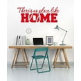 thumbnail image 4 of Bedroom Décor No Place Like Home Softball Wall Decals Vinyl Lettering Art 28x11-Inch Cherry Red, 4 of 6