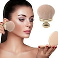 thumbnail image 2 of RuWeoMaa Body Brush for Self Tanner,Self Tanner Brush,Large Rose Gold 3 Inch Kabuki Brush for Self Tanner and Back Applicator,for Foundation, Powder, Face and Body (Gold), 2 of 8
