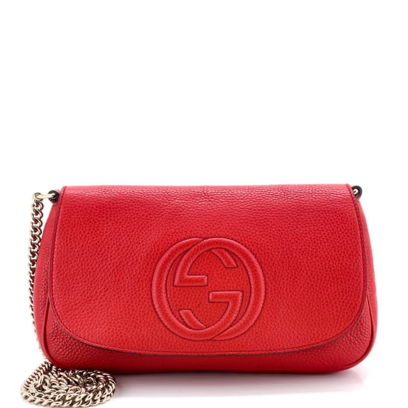 Pre-Owned Soho Chain Crossbody Bag Leather Medium By Rebag