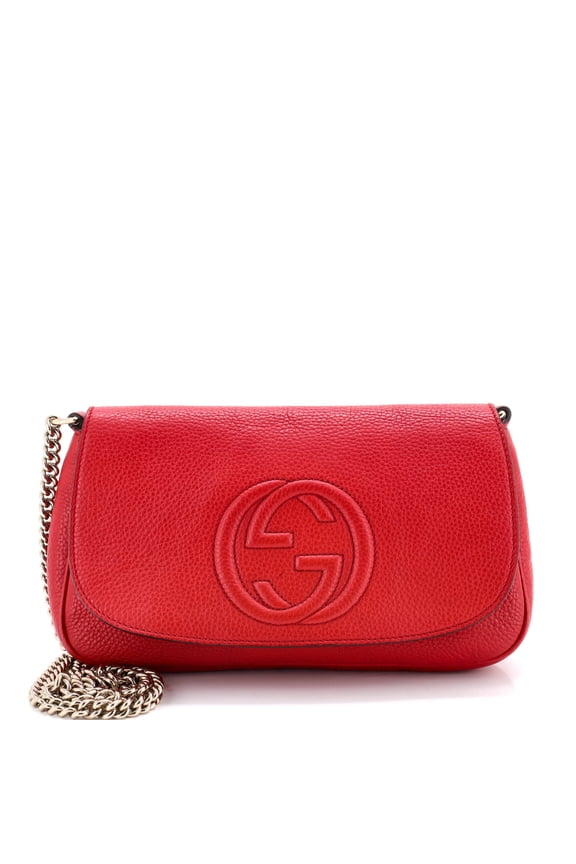 Pre-Owned Soho Chain Crossbody Bag Leather Medium By Rebag