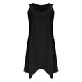 thumbnail image 4 of yillto Womens Plus Size Dress Sleeveless Tank Dress Loose Flowy Cover ups Beach Swimsuit Sundress, 4 of 6