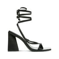thumbnail image 3 of Bar III Womens Alana Faux Leather Ankle Tie Slingback Sandals, 3 of 3