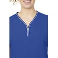 thumbnail image 6 of healing hands Scrubs top for Women 3 Pocket Zipper Y-Neck Women's Scrub Top Light Breathable Stretch Fabric 2254 Sonia HH360 Galaxy Blue M, 6 of 6