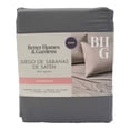 thumbnail image 1 of Juego de Sábanas Better Homes & Gardens 4 Piezas Tamaño King Diseño Liso Gris, 1 of 4