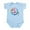 Sky Blue, variant on CafePress - Tree Frogs 4 Peace Symbols Infant Bodysuit - Baby Light Bodysuit, Size Newborn - 24 Months