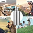 thumbnail image 2 of Stainless Steel Water Bottle,Stainless Steel Sports Water Sports Water Bottle Insulated Water Bottles Striking Appearance, 2 of 8