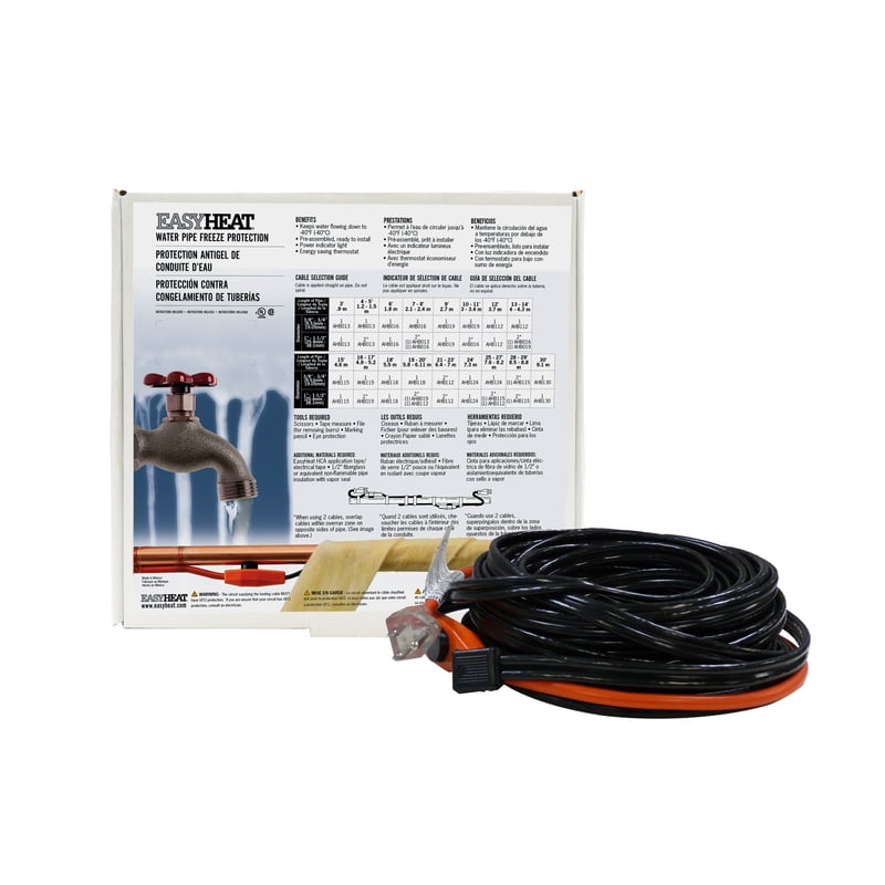 Easy Heat Tape 18' AHB-118 Electric Pipe Heating Cable Freeze Protection 