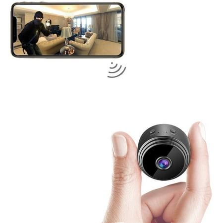 Mini WiFi Hidden Cameras,Wireless Cameras with Audio and Video Live Feed, HD 1080P Home Security Cameras, Covert Baby Nanny Cam,Tiny Smart Cameras with Night Vision and Motion Detection