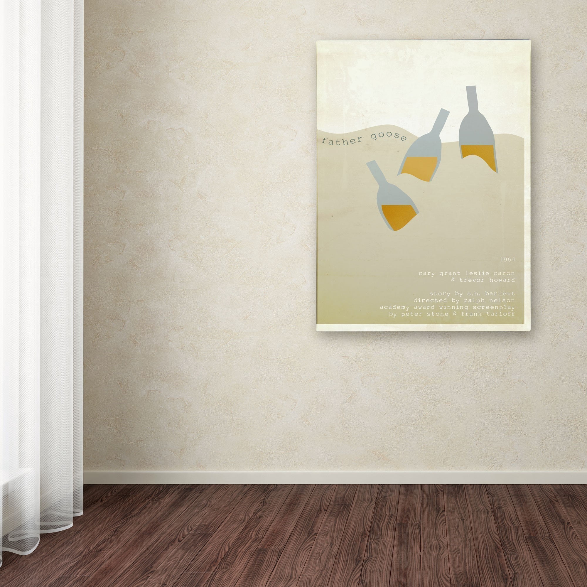 Trademark Fine Art "Father Goose" Canvas Art by Megan Romo