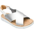 thumbnail image 1 of Women's Camper Oruga Platform Sandal Medium Gray Full Grain Leather/Technical Fabric 38 M, 1 of 6