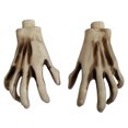 thumbnail image 2 of Dserhfy Halloween Skeleton Hands Realistic Plastic Skeleton Human Hands Model for Halloween Themed Party Decoration, 2 of 8