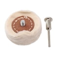 thumbnail image 1 of Brosse à Roue en Tissu de Polissage Tête de Moulin Tige de Polissage Outils Rotatifs Pièces de Rechange pour Accessoires Tige de Polissage Outils de Polissage Blanc, 1 of 9