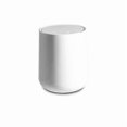 thumbnail image 3 of Small Round Plastic Trash Can Wastebasket Garbage Container Bin With Swing Top Lid For Bathrooms Kitchens Home Offices, 3 of 5