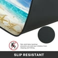 thumbnail image 4 of Beach Kitchen Rugs and Mats Non Skid Washable Set of 2, Wonderful Caribbean Holidays Ocean Kitchen Mats for Floor, Starfish Kitchen Runner Rug, Summer Kitchen Decor, 4 of 6