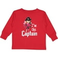 thumbnail image 3 of Inktastic I'm the Captain Pirate Girl Girls Long Sleeve Toddler T-Shirt, 3 of 5