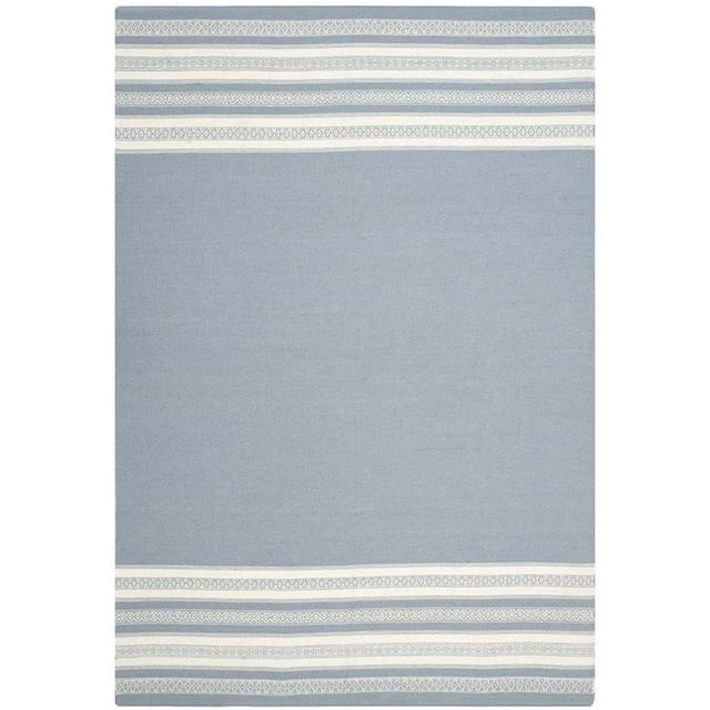 Safavieh Dhurries Grey Contemporary Rug - 6' x 9'