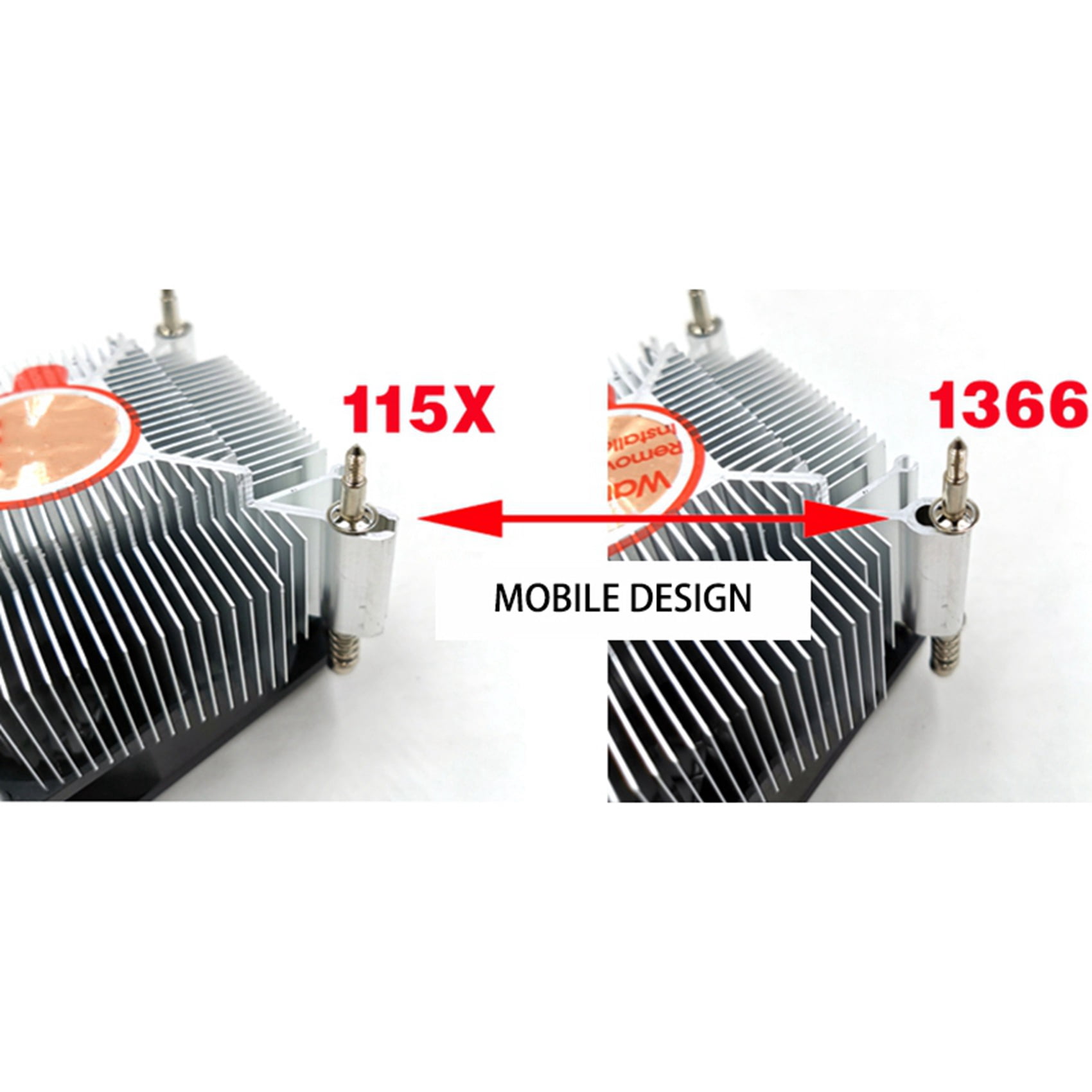 2X CPU Cooler Fan Cooling 1366 2011 1155 4-Pin Wire Temperature Control and Speed Control Radiator for X58 X79,2x CPU Cooler,Black