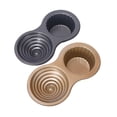 thumbnail image 4 of Molde para cupcakes Billuyoard herramienta para hornear pasteles grandes acero al carbono color oro, 4 of 6