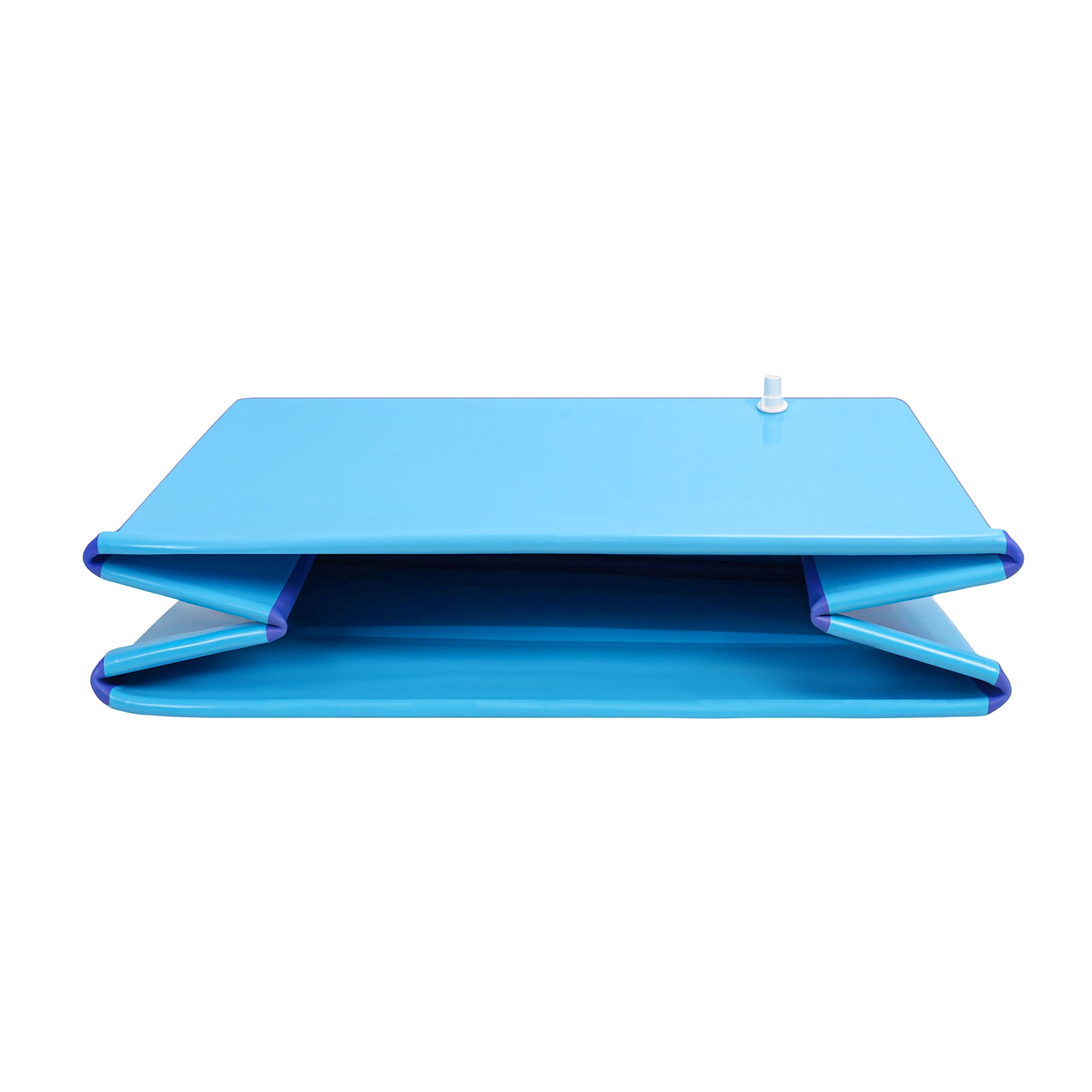 Fogcroll 39" Large Folding Bathtub for Toddler Foldable Bathtub Portable Bath Tub Lightweight,Children Collapsible Tub,Collapsible Baby Bathtub Hot and Cold Soaking Bath Tub -Blue