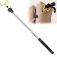 thumbnail image 1 of Greeily Drapery Pull Rod, Curtain Pull Rod for Curtains Drapes Telescopic Adjustable 36" to 63" Universal Made of Stainless Steel Material and Comfortable Sponge Handle, 1 of 8