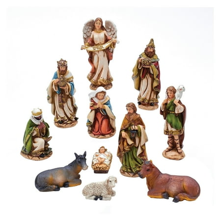 Kurt Adler 6-Inch Nativity Set with 11 Figures