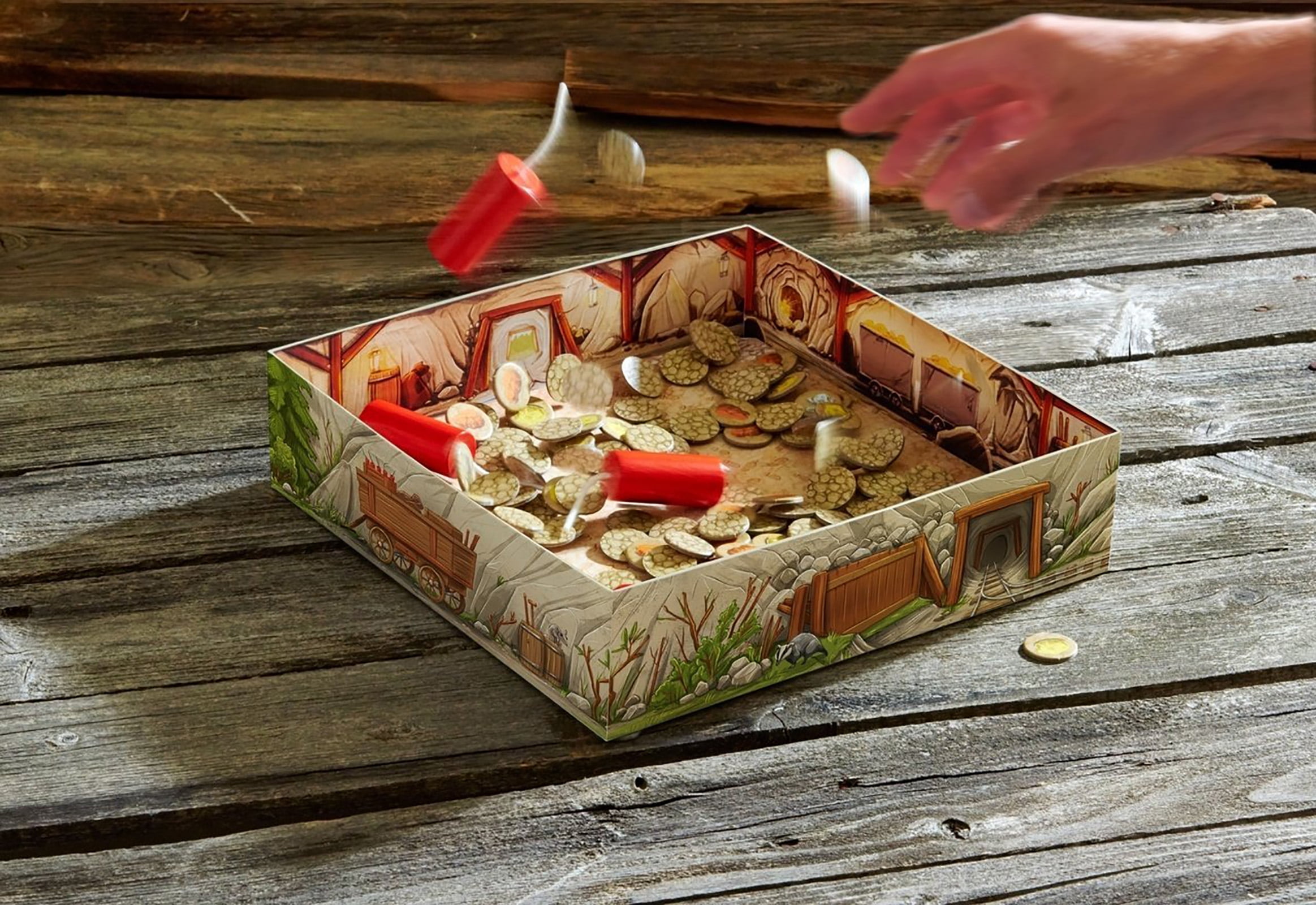 Haba Boom Bang Gold - a Fast Paced Gold Search That Encourages Repeated Playing for Ages 7+ (Made in Germany)