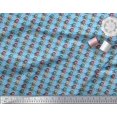 thumbnail image 3 of Soimoi Velvet Fabric Crossbone & Skull Halloween Fabric Prints by Yard 58 Inch Wide, 3 of 3