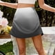 thumbnail image 2 of TaTaai Women's Casual Versatile Ombre Print A-Line Short Skirt Fashion Zipper Comfortable Mini Skirt Soft Lightweight Fabric for Spring Summer Daily and Party Wear Gift, 2 of 6