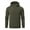 Army, variant on QPNGRP Men's Casual Pullover Lightweight Hoodie Long Sleeve Solid Waffle knitted Hooded Plus Size Army XL