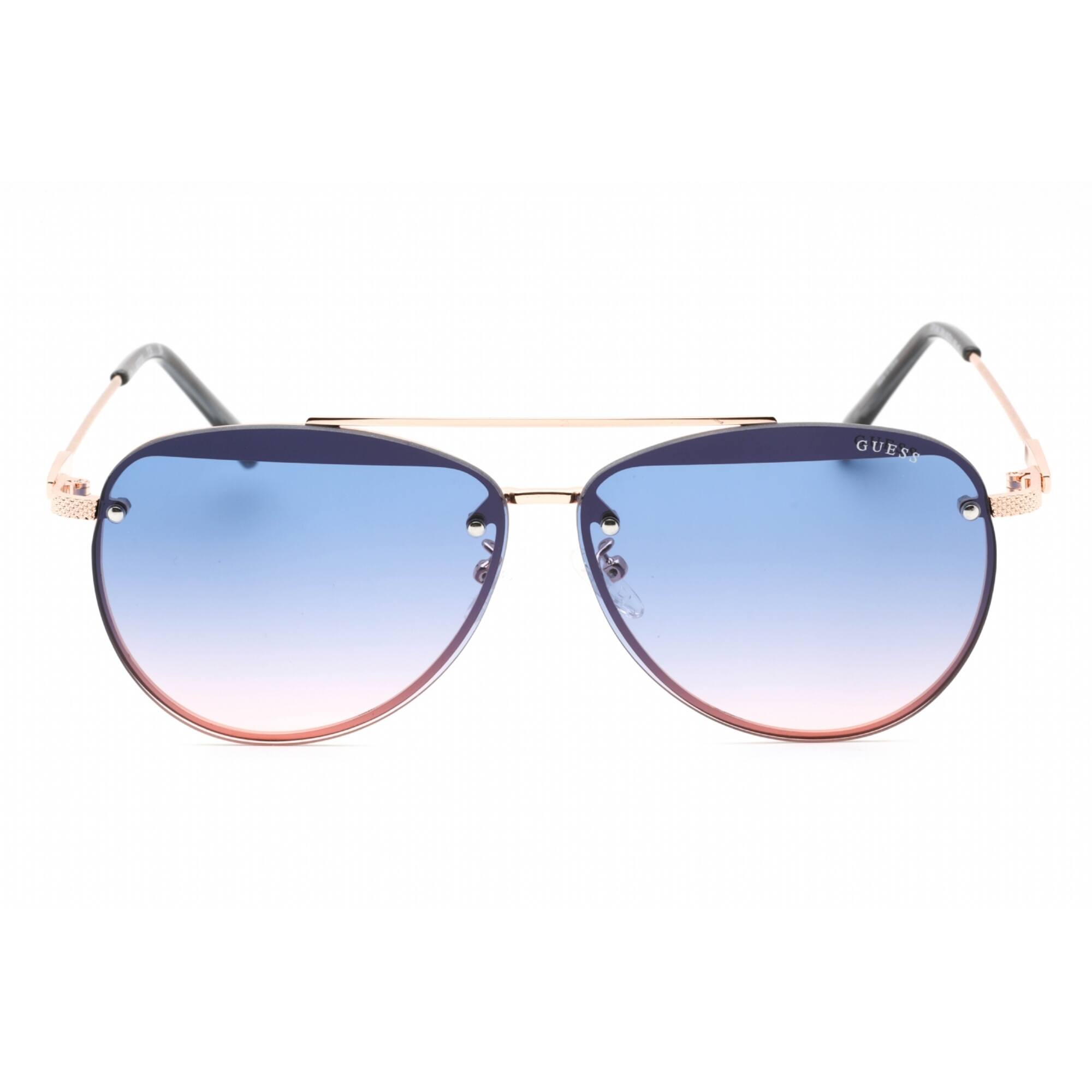 Guess Factory Blue Gradient Pilot Ladies Sunglasses GF0386 