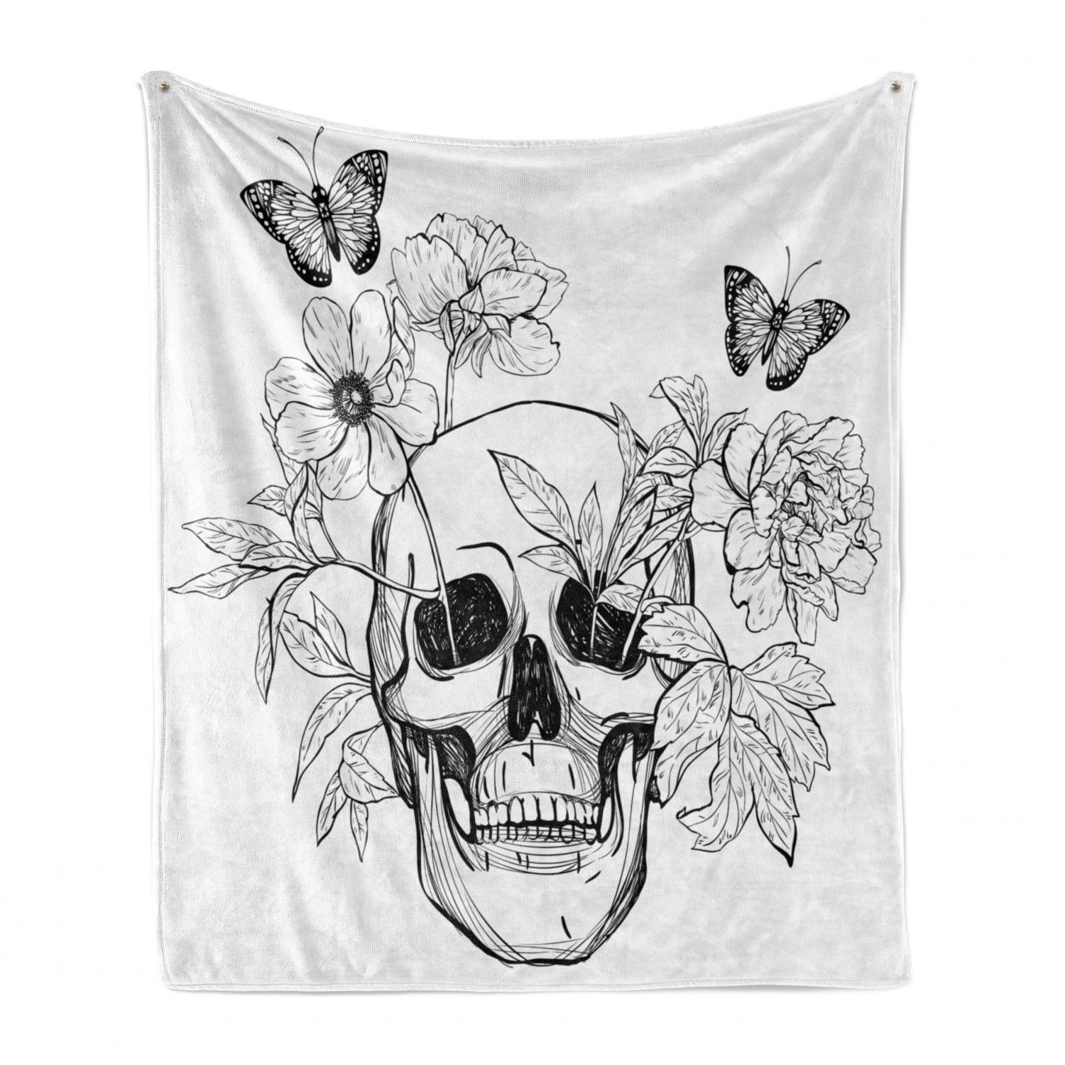 36 x 58 Details about   CBGB "Flying Skull" Fleece Blanket 